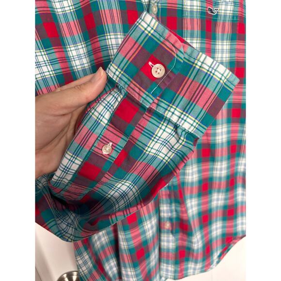 Vineyard Vines Men's Plaid Classic Fit Tucker Shirt Pocket Multicolor Size Small - Picture 6 of 8